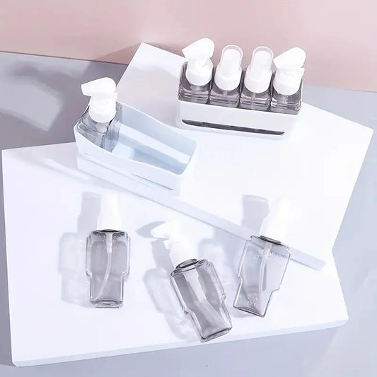 TravelEase Pro Cosmetic Dispenser — Premium Travel Bottle Set