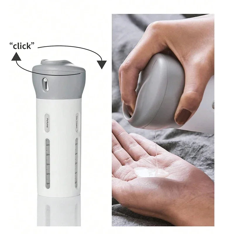 TravelEase 4-in-1 Travel Pump Bottle — The Only Toiletry Bottle You'll Ever Need