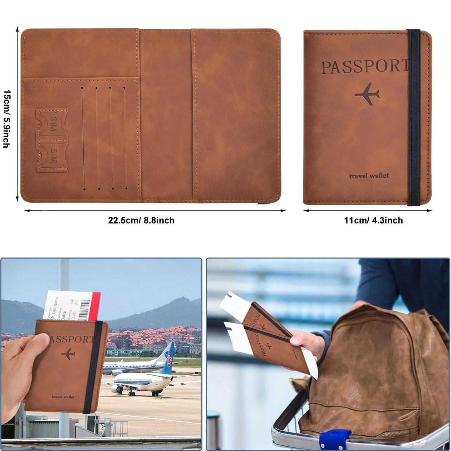Passport Holder for Travel Essentials