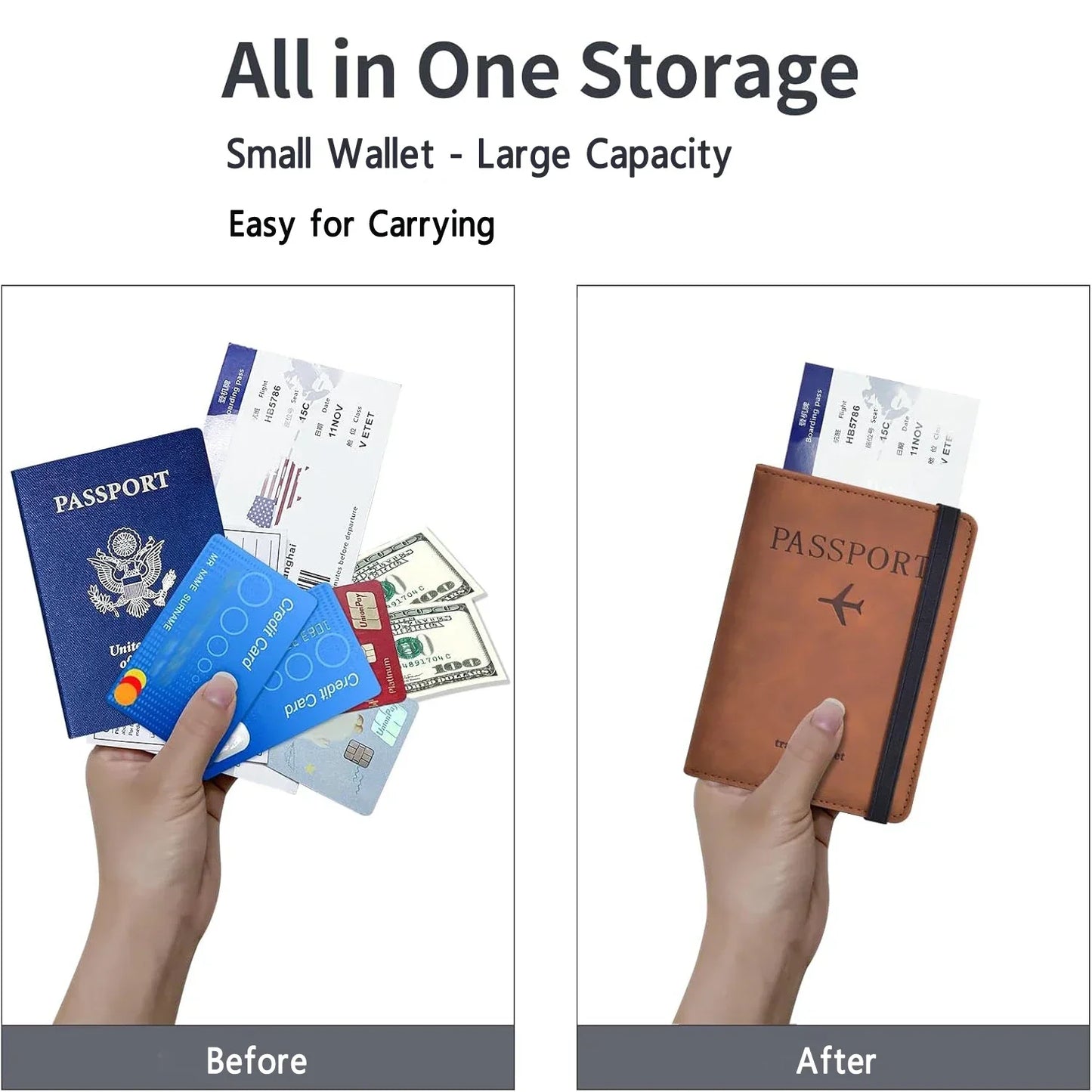 Passport Holder for Travel Essentials