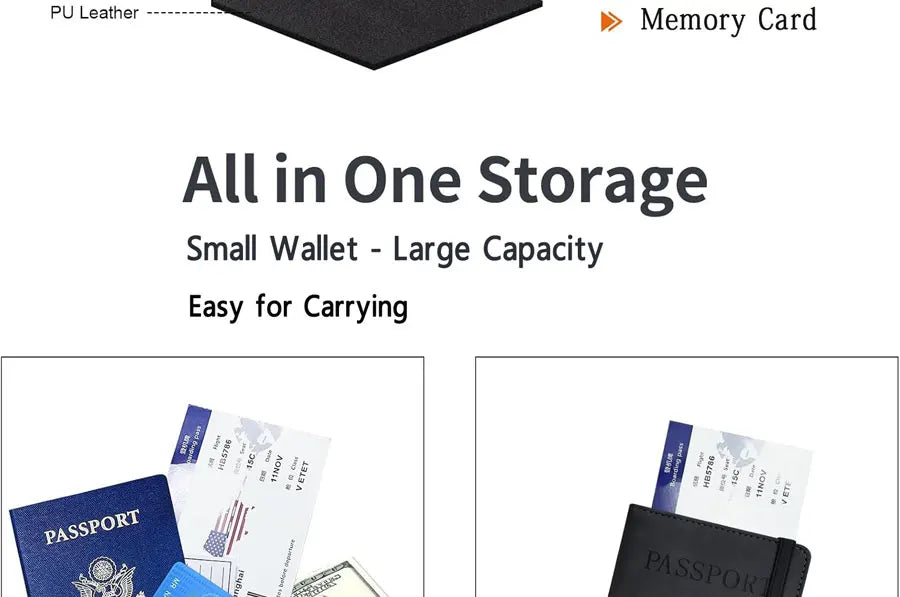 Passport Holder for Travel Essentials
