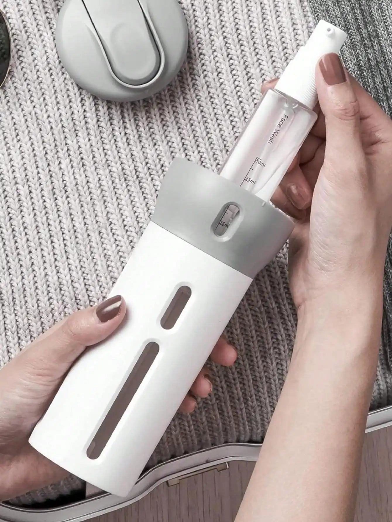 TravelEase 4-in-1 Travel Pump Bottle — The Only Toiletry Bottle You'll Ever Need
